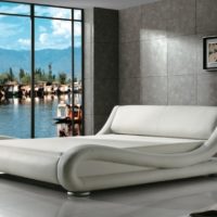Greatime Contemporary Upholstered Bed Full best platform bed